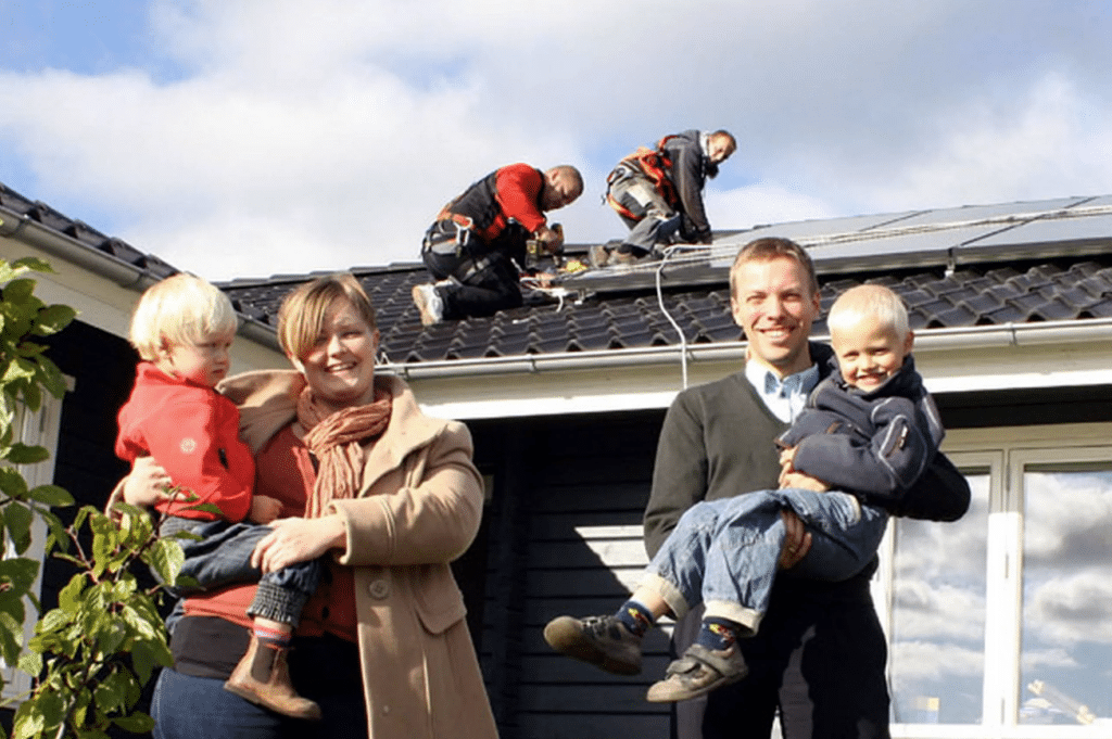 solceller på taget